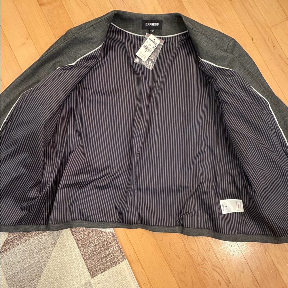 Express Charcoal Blazer - Picture 5 of 7